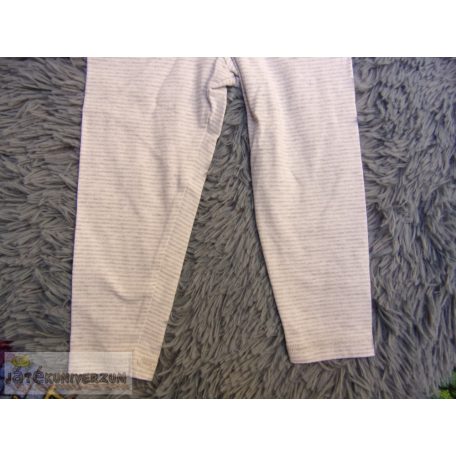 Next szürke csíkos mintás leggings 18-24 hónaposoknak (92cm)