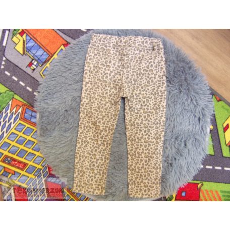 Denim Co párduc mintás nadrág 2-3 éveseknek