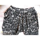 Next cica mintás lenge nadrág 4 éveseknek (104cm).