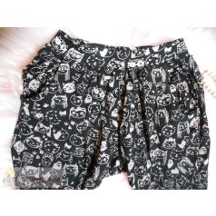 Next cica mintás lenge nadrág 4 éveseknek (104cm).