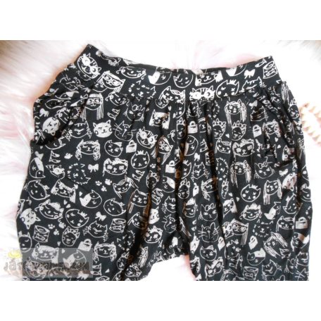 Next cica mintás lenge nadrág 4 éveseknek (104cm).