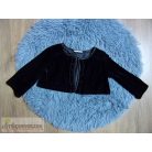 F&F fekete színű bársony boleró 3-4 éveseknek