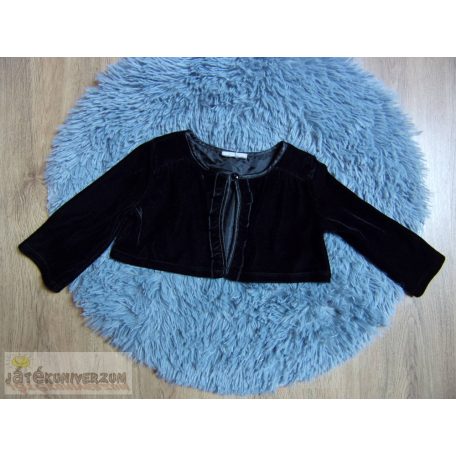 F&F fekete színű bársony boleró 3-4 éveseknek