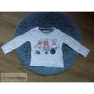 Next nyuszis póló felső Teal Bunny koll 3-4 éveseknek (104cm)