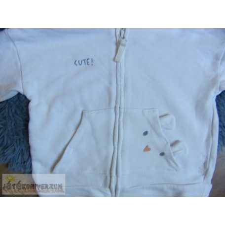 Next nyuszis kardigán felső Soft Blue end Pastels 3-4 éveseknek (104cm)