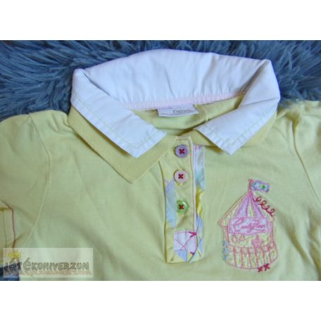 Next galléros vidámpark mintájú rövid újjú felső 5 éveseknek (110cm)