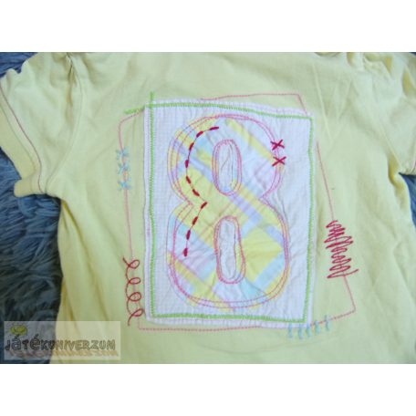 Next galléros vidámpark mintájú rövid újjú felső 5 éveseknek (110cm)