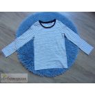 Next csíkos hosszú ujjú póló felső 5 éveseknek (110cm)