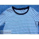 Next csíkos hosszú ujjú póló felső 5 éveseknek (110cm)