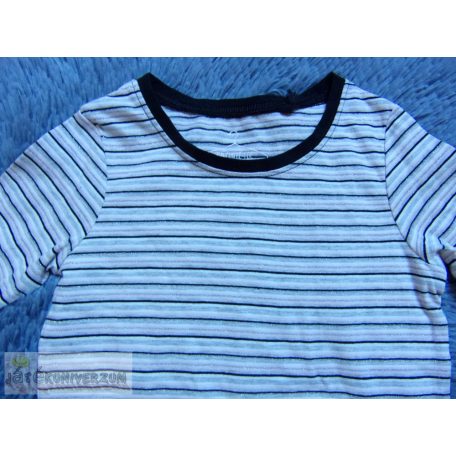 Next csíkos hosszú ujjú póló felső 5 éveseknek (110cm)