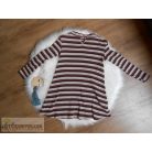 Next csíkos ruha tunika 4-5 éveseknek (110cm)