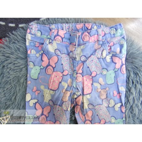 Next egér mintás farmernadrág Egeres koll 4-5 éveseknek (110cm)