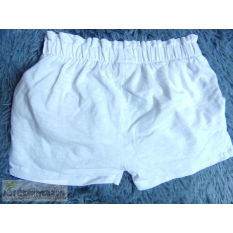 Next fehér rövidnadrág Nagyvirágos koll 4-5 éveseknek (110cm)