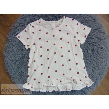 Next tulipán mintás fodros felső tunika 4-5 éveseknek (110cm)