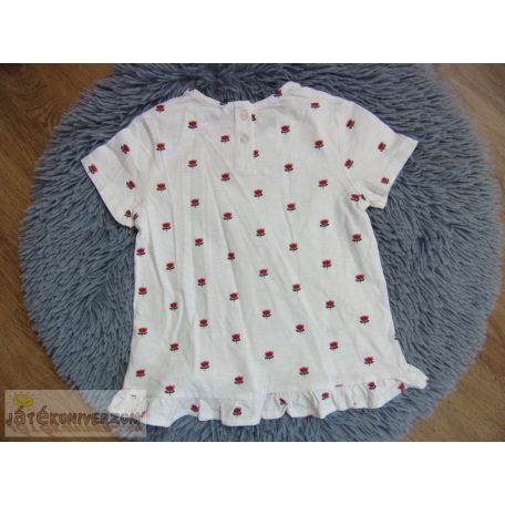 Next tulipán mintás fodros felső tunika 4-5 éveseknek (110cm)
