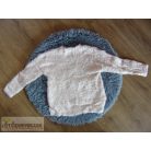 Next halvány rózsaszín szőrös pulóver 5 éveseknek (110cm)