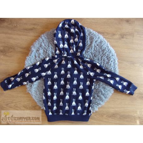 Next gombos kardigán pulóver Teal Bunny koll 4-5 éveseknek (110cm)