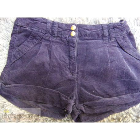 YD kordbársony rövidnadrág 5-6 éveseknek