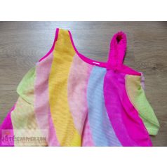 Ajio színes fodros parti ruha 5-6 éveseknek