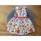 Next London mintás ruha 6 éveseknek (116cm)