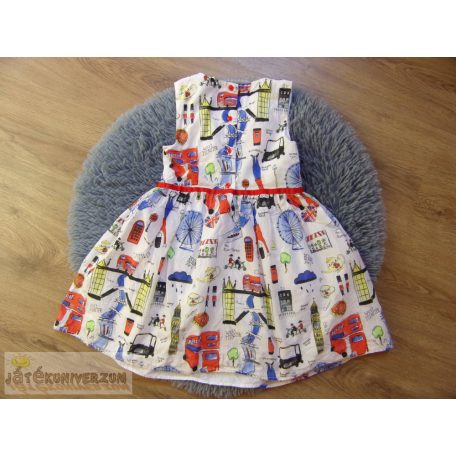 Next London mintás ruha 6 éveseknek (116cm)