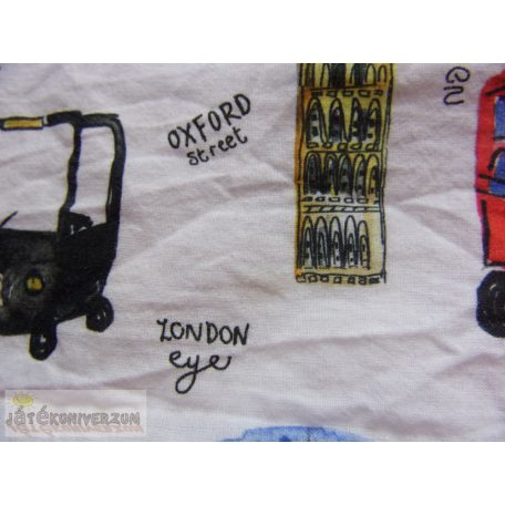 Next London mintás ruha 6 éveseknek (116cm)