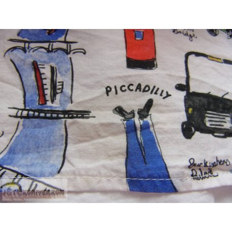 Next London mintás ruha 6 éveseknek (116cm)