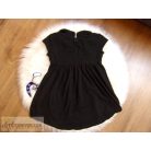 Next fekete madeirás ruha 7 éveseknek (122cm)