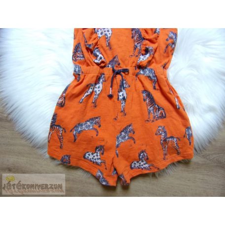 Next zebra mintás playsuit nadrág overál 6-7 éveseknek (122cm)