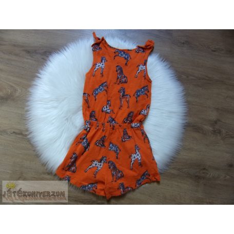 Next zebra mintás playsuit nadrág overál 6-7 éveseknek (122cm)