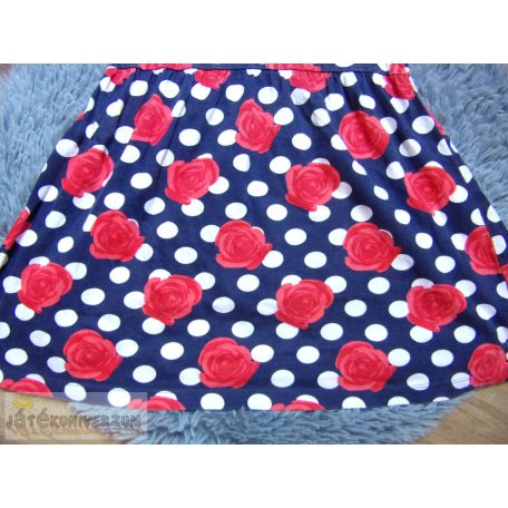 YD rózsa mintás ujjatlan ruha 6-7 éveseknek