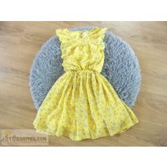 Next sárga virágos ruha 7 éveseknek (122cm)