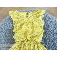 Next sárga virágos ruha 7 éveseknek (122cm)