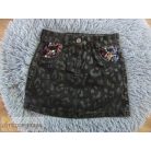 Nutmeg fekete farmerszoknya 6-7 éveseknek