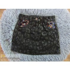 Nutmeg fekete farmerszoknya 6-7 éveseknek