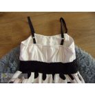 All Dressed Up pöttyös alkalmi pántos ruha 6-7 éveseknek