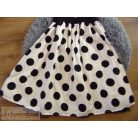 All Dressed Up pöttyös alkalmi pántos ruha 6-7 éveseknek