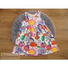 Next virág mintás ujjatlan ruha 7 éveseknek (122cm)