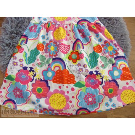 Next virág mintás ujjatlan ruha 7 éveseknek (122cm)