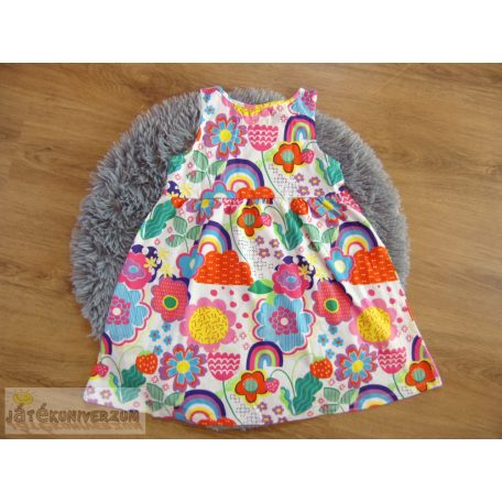 Next virág mintás ujjatlan ruha 7 éveseknek (122cm)