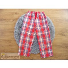 Next kockás pizsama nadrág 7 éveseknek (122cm)