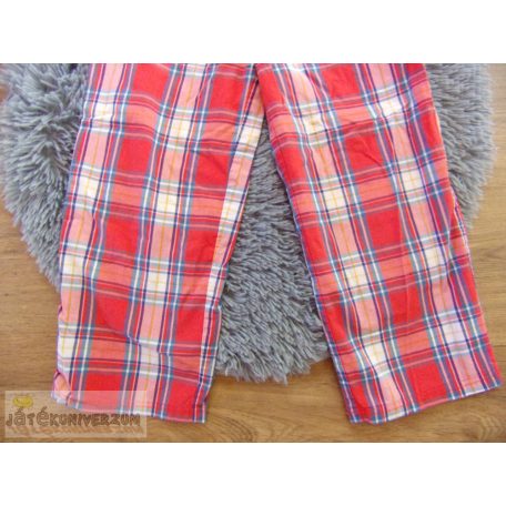 Next kockás pizsama nadrág 7 éveseknek (122cm)