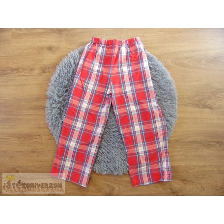 Next kockás pizsama nadrág 7 éveseknek (122cm)