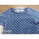 Next pöttyös mintás farmerruha 7 éveseknek (122cm)