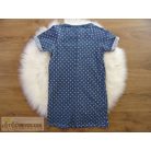 Next pöttyös mintás farmerruha 7 éveseknek (122cm)