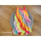 Ajio színes fodros parti ruha 6-7 éveseknek