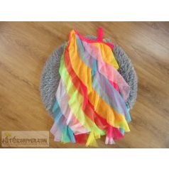 Ajio színes fodros parti ruha 6-7 éveseknek