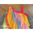 Ajio színes fodros parti ruha 6-7 éveseknek