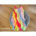 Ajio színes fodros parti ruha 6-7 éveseknek