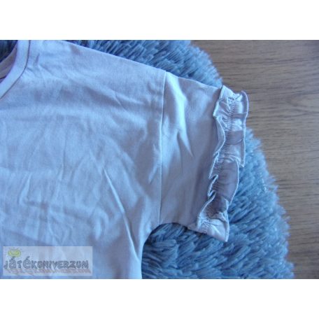 Next fodros ujjú póló felső 6-7 éveseknek (122cm)